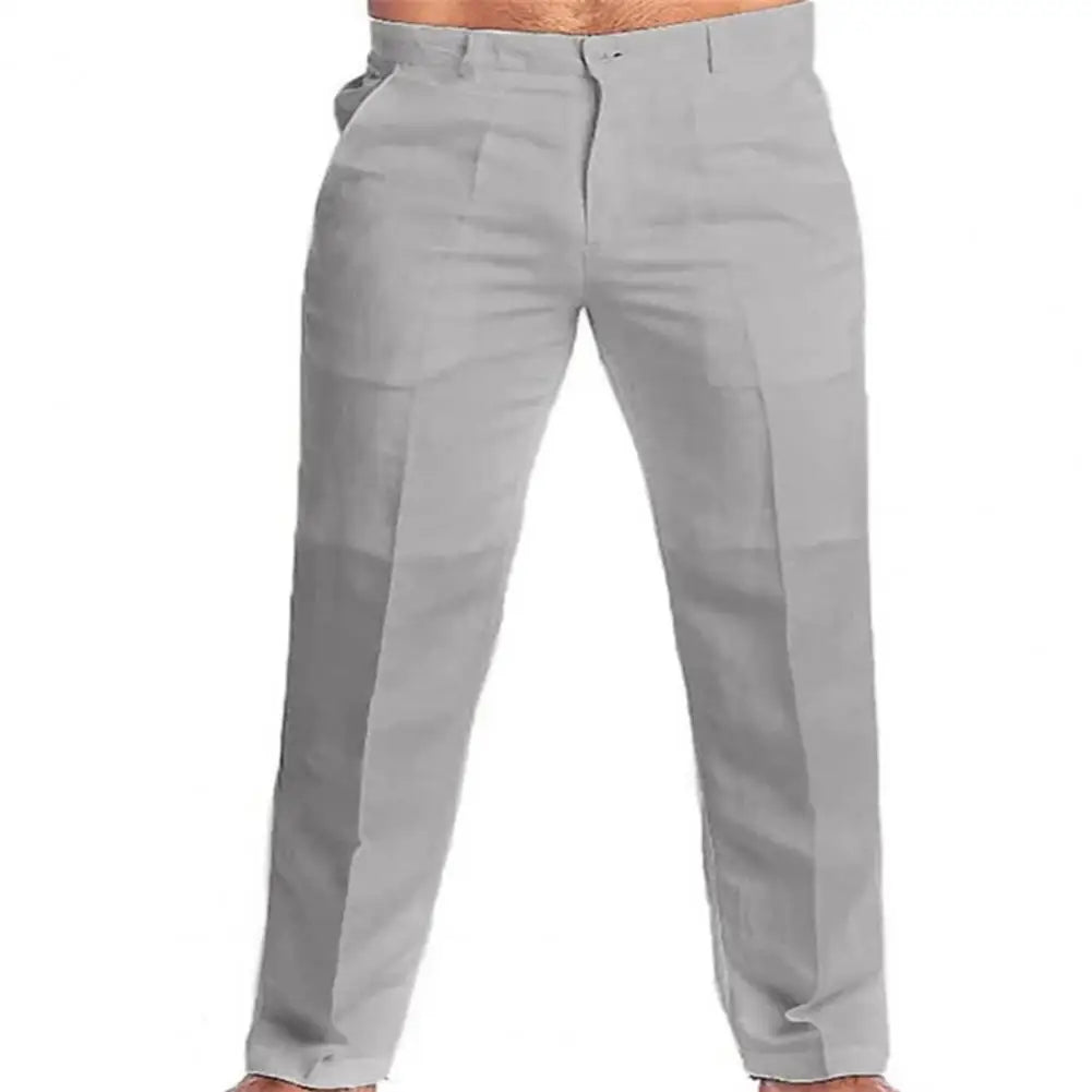 Men's Casual Pants – Solid Color