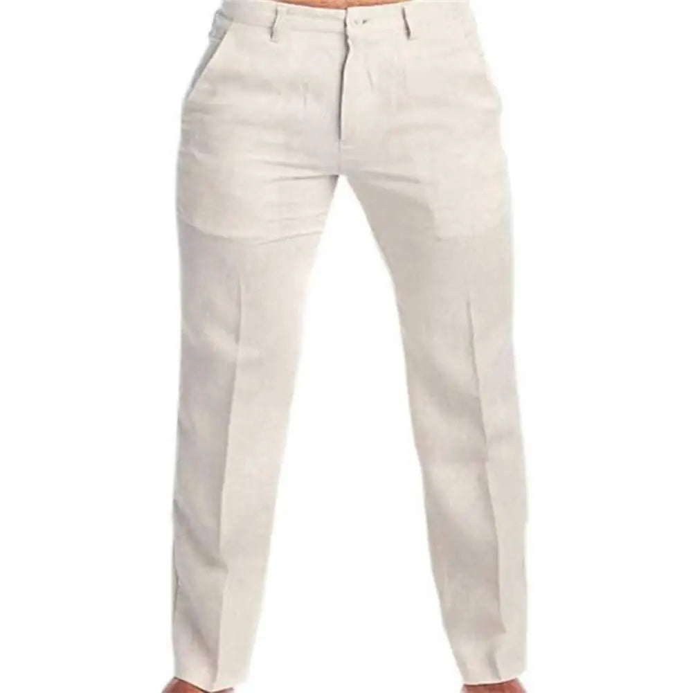 Men's Casual Pants – Solid Color