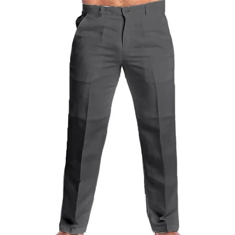 Men's Casual Pants – Solid Color